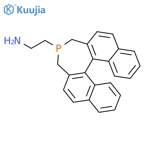 2-(3,5-dihydro-4h-dinaphtho[2,1-c:1',2'-e]phosphepin-4-yl)ethanam Ine structure