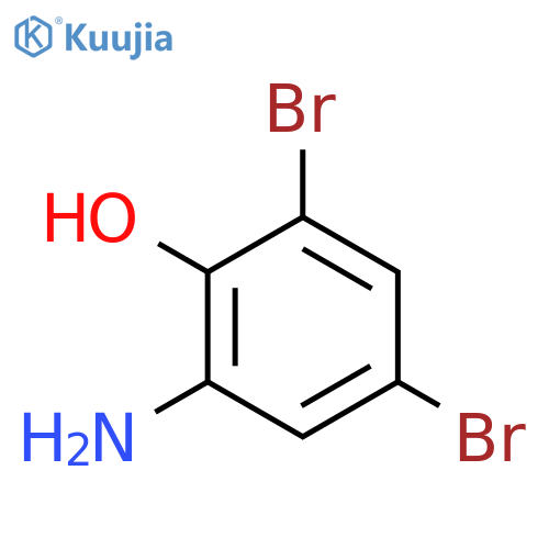 2-Amino-4,6-dibromophenol structure