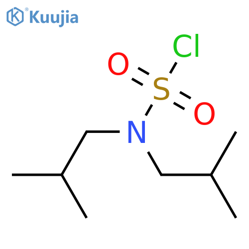 N,N-bis(2-methylpropyl)sulfamoyl chloride structure