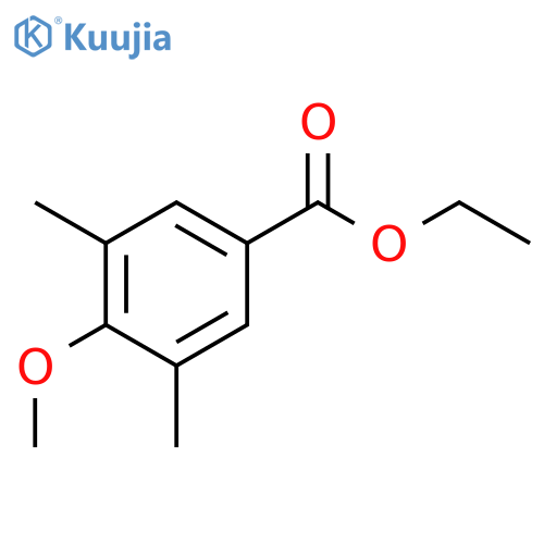 Benzoic acid, 4-methoxy-3,5-dimethyl-, ethyl ester structure