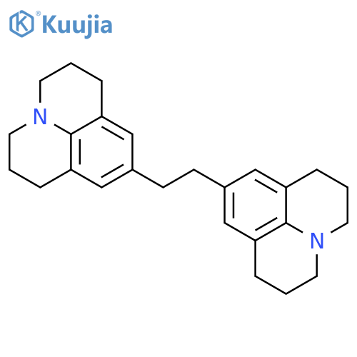 1H,5H-Benzo[ij]quinolizine, 9,9'-(1,2-ethanediyl)bis[2,3,6,7-tetrahydro- structure