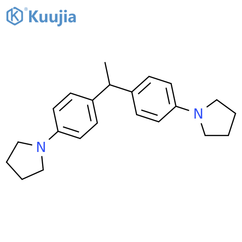 Pyrrolidine, 1,1'-(ethylidenedi-4,1-phenylene)bis- structure