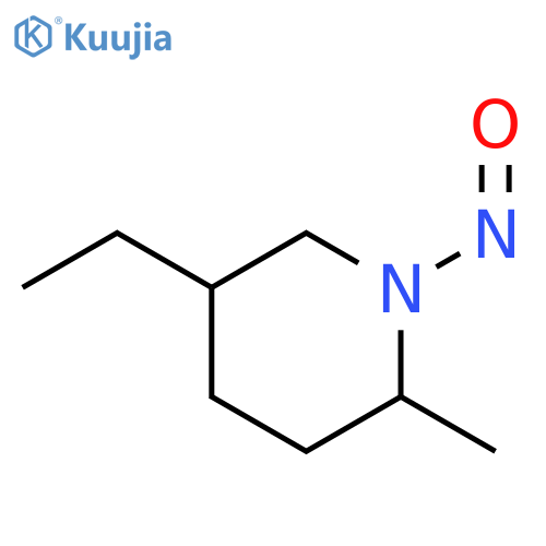 Piperidine,5-ethyl-2-methyl-1-nitroso- structure