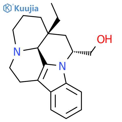 Eburnamenine-14-methanol,14,15-dihydro-, (3a,14a)- (9CI) structure