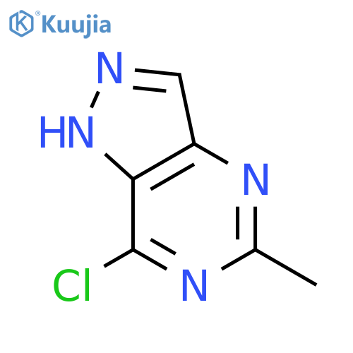 7-Chloro-5-methyl-1H-pyrazolo[4,3-d]pyrimidine structure