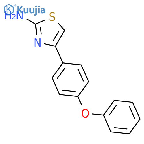 4-(4-phenoxyphenyl)-1,3-thiazol-2-amine structure