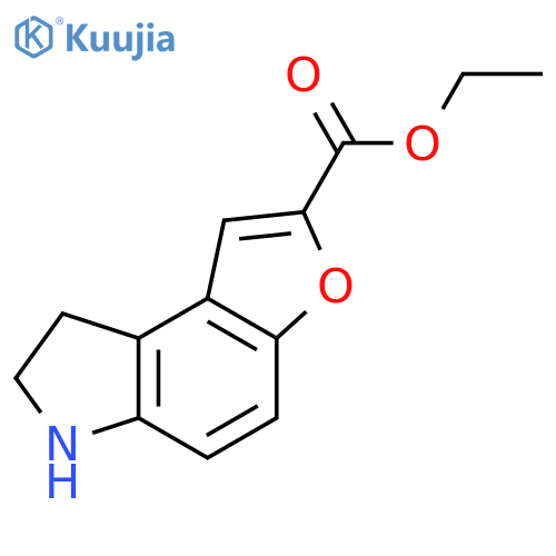 6H-Furo[3,2-e]indole-2-carboxylic acid, 7,8-dihydro-, ethyl ester structure