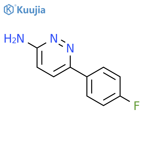 6-(4-fluorophenyl)pyridazin-3-amine structure