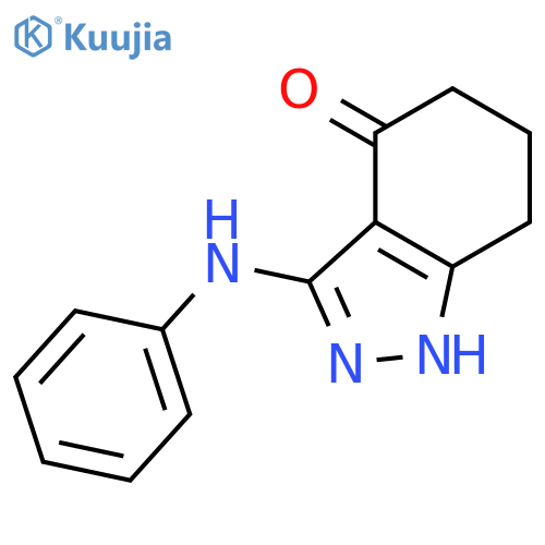 3-(Phenylamino)-4,5,6,7-tetrahydro-1H-indazol-4-one structure