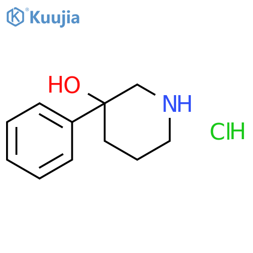 3-Phenyl-3-piperidinol hydrochloride structure