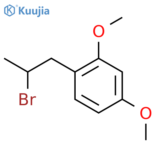 1-(2-bromopropyl)-2,4-dimethoxybenzene structure