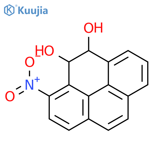 4,5-Pyrenediol,4,5-dihydro-3-nitro-, (4R,5R)-rel- structure