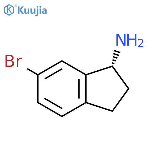 (1R)-6-bromoindan-1-amine structure