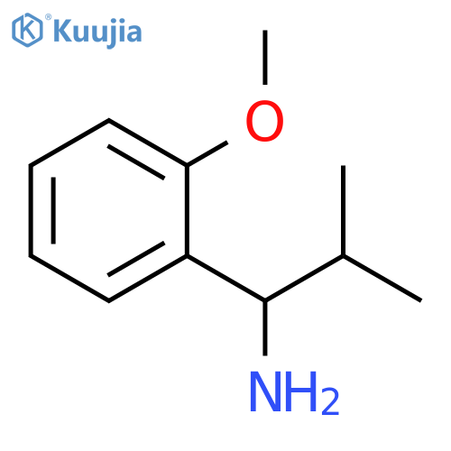 1-(2-methoxyphenyl)-2-methylpropan-1-amine structure