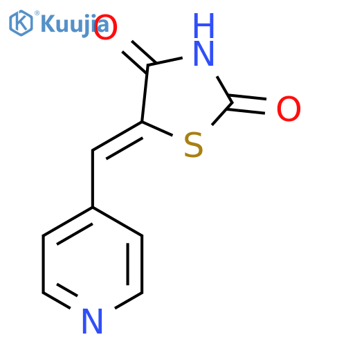 5-[(Z)-4-PYRIDINYLMETHYLIDENE]-1,3-THIAZOLANE-2,4-DIONE structure