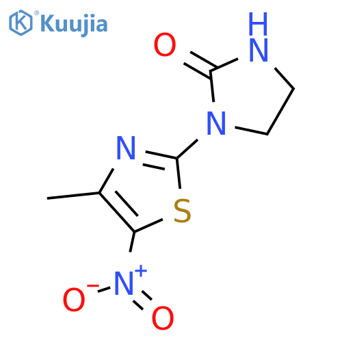 2-Imidazolidinone,1-(4-methyl-5-nitro-2-thiazolyl)- structure