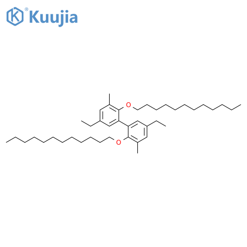 1,1'-Biphenyl, 2,2'-bis(dodecyloxy)-5,5'-diethyl-3,3'-dimethyl- structure
