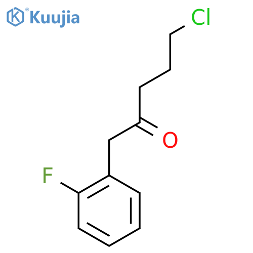 5-Chloro-1-(2-fluorophenyl)pentan-2-one structure