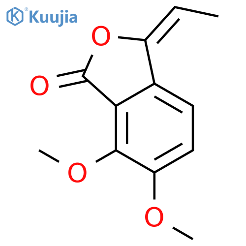 (Z)-3-ethylidene-6,7-dimethoxyphthalide structure