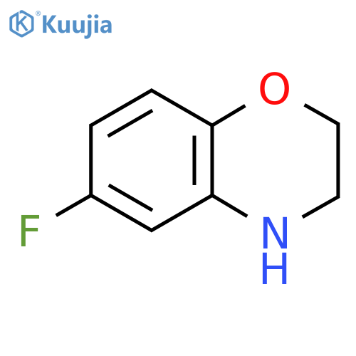 6-Fluoro-3,4-dihydro-2h-benzo1,4oxazine structure