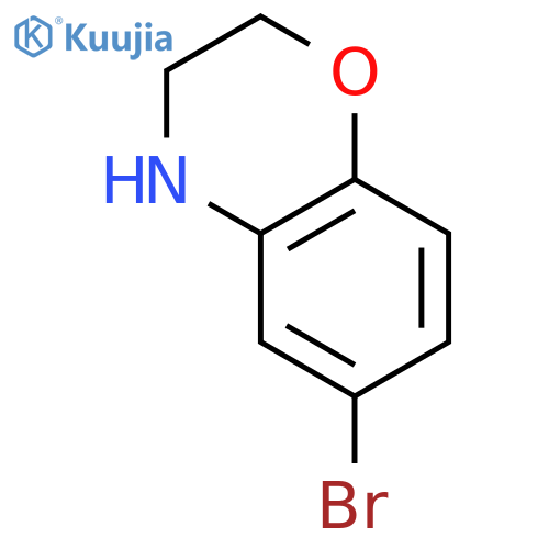 6-bromo-3,4-dihydro-2H-1,4-benzoxazine structure