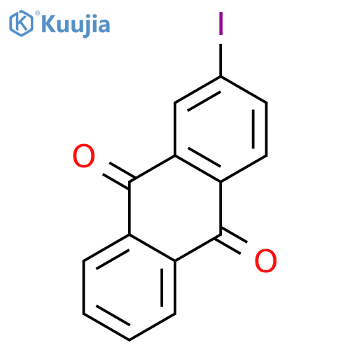 2-iodoanthracene-9,10-dione structure