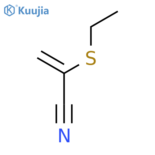 2-Propenenitrile, 2-(ethylthio)- structure