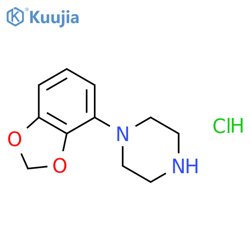 1-(Benzo[d][1,3]dioxol-4-yl)piperazine hydrochloride structure