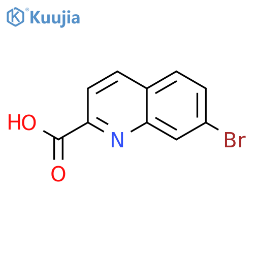 7-Bromoquinoline-2-carboxylic acid structure