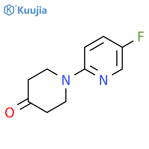 1-(5-fluoropyridin-2-yl)piperidin-4-one structure