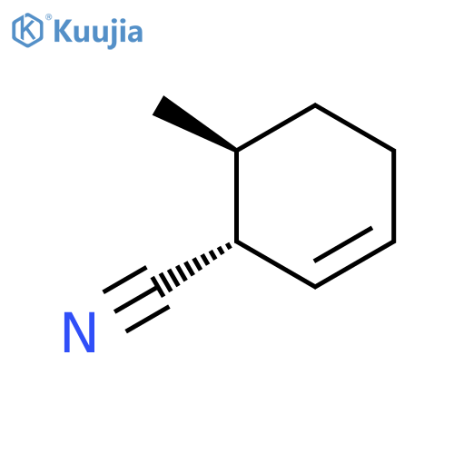 2-Cyclohexene-1-carbonitrile, 6-methyl-, trans- structure
