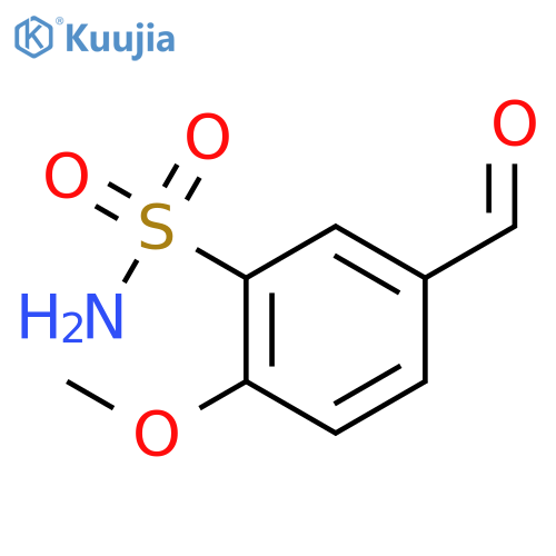 5-Formyl-2-methoxy-benzenesulfonamide structure