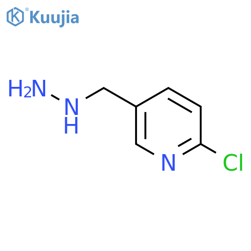 2-Chloro-5-(hydrazinylmethyl)pyridine structure