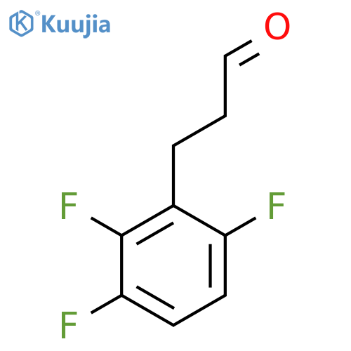 3-(2,3,6-trifluorophenyl)propanal structure