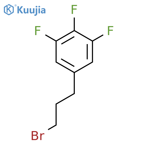 5-(3-bromopropyl)-1,2,3-trifluorobenzene structure