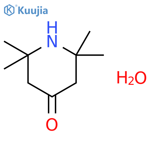 2,2,6,6-Tetramethyl-4-piperidone monohydrate structure