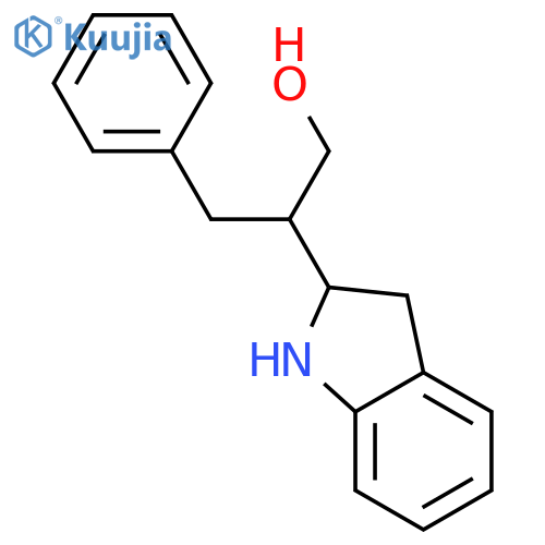 1H-Indole-2-ethanol,2,3-dihydro-b-(phenylmethyl)- structure