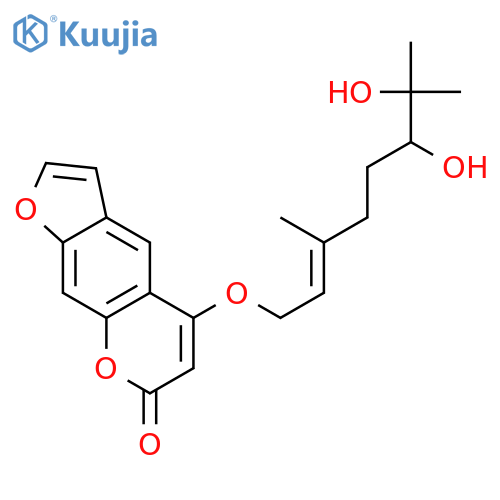 5-((6,7-DIHYDROXY-3,7-DIMETHYL-2-OCTENYL)OXY)-PSORALEN structure