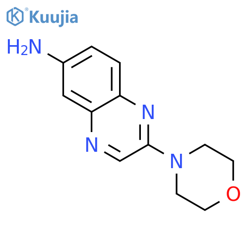 2-(morpholin-4-yl)quinoxalin-6-amine structure