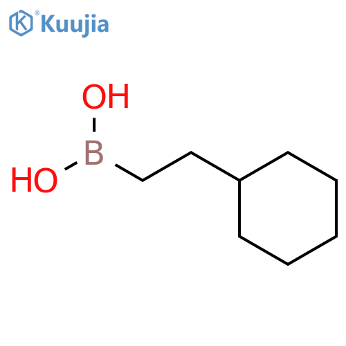 2-(cyclohexylethyl)boronic acid structure