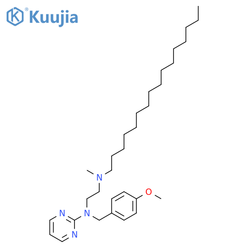 1,2-Ethanediamine,N-hexadecyl-N'-[(4-methoxyphenyl)methyl]-N-methyl-N'-2-pyrimidinyl- structure