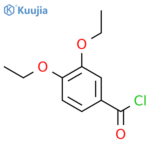 3,4-Diethoxybenzoyl chloride structure