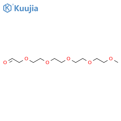 m-PEG4-CH2-aldehyde structure