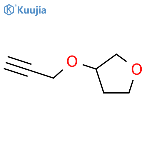 3-(prop-2-yn-1-yloxy)tetrahydrofuran structure