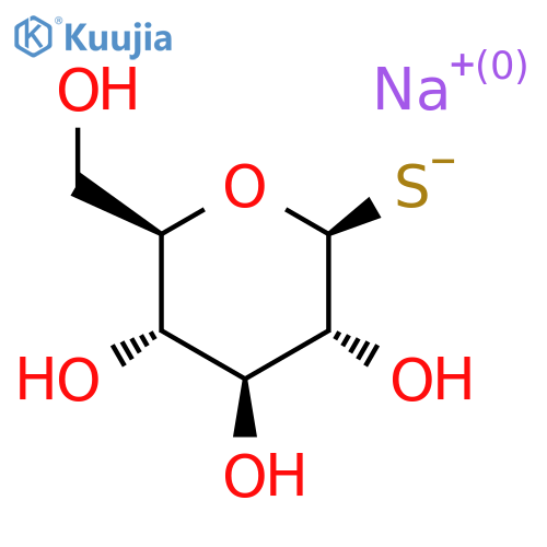 1-Thio-B-D-glucose sodium salt structure