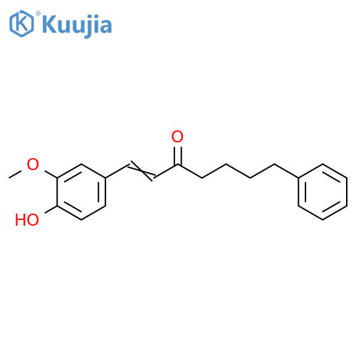 1-Hepten-3-one, 1-(4-hydroxy-3-methoxyphenyl)-7-phenyl- structure