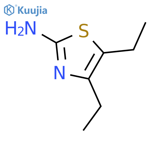 2-Thiazolamine,4,5-diethyl- structure