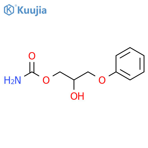 1,2-Propanediol, 3-phenoxy-, 1-carbamate (9CI) structure