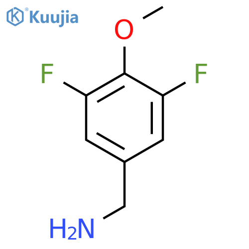 3,5-DIFLUORO-4-METHOXYBENZYLAMINE structure