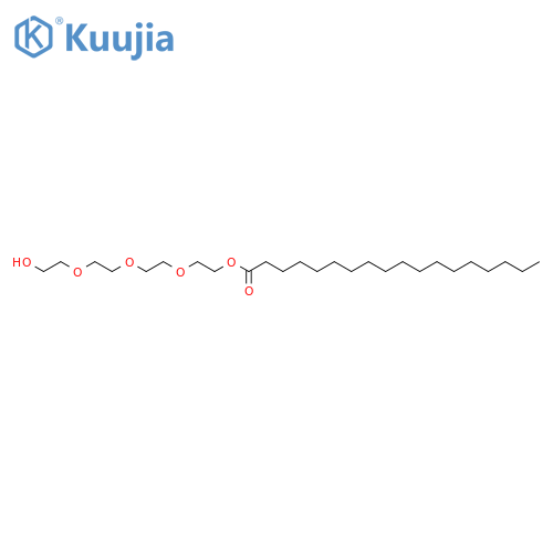 Octadecanoic acid,2-[2-[2-(2-hydroxyethoxy)ethoxy]ethoxy]ethyl ester structure